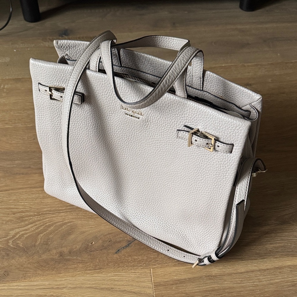Kate Spade Taupe Leather Tote